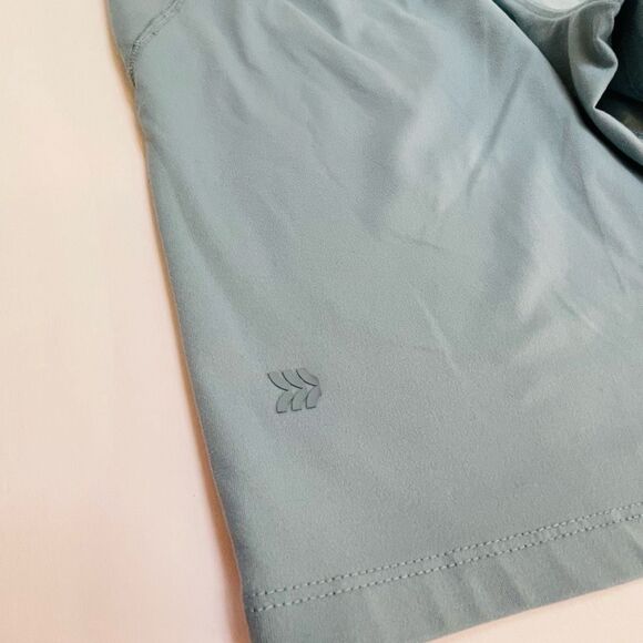 All In Motion Men’s Soft Stretch Active Shorts Size Small Blue Green - Picture 4 of 8